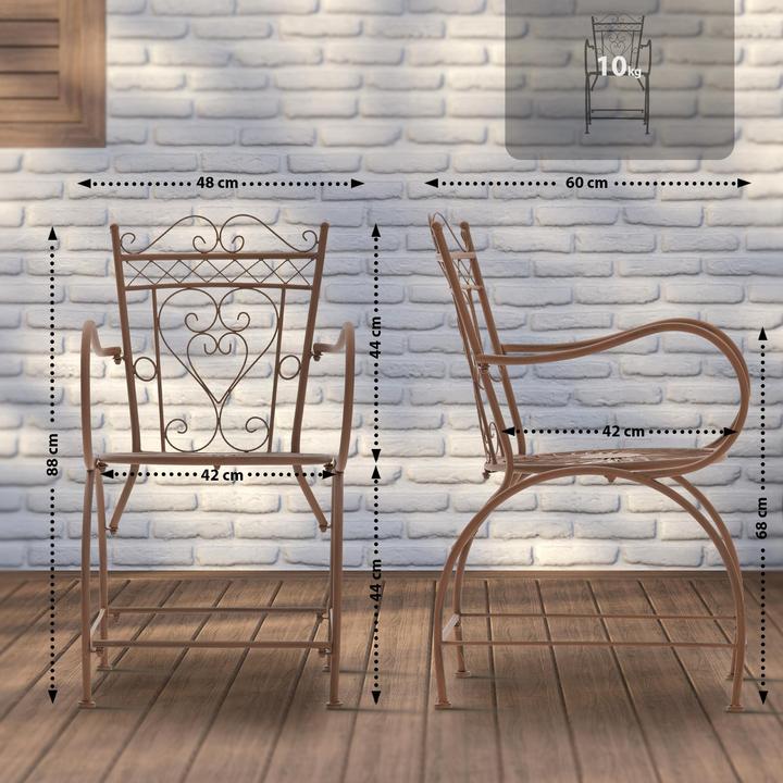 Actual product image CLP Chair Sheela, antique brown