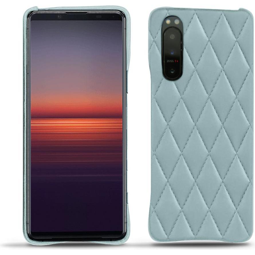 Noreve Lederschutzhülle (Sony Xperia 5 II), Smartphone Hülle, Blau