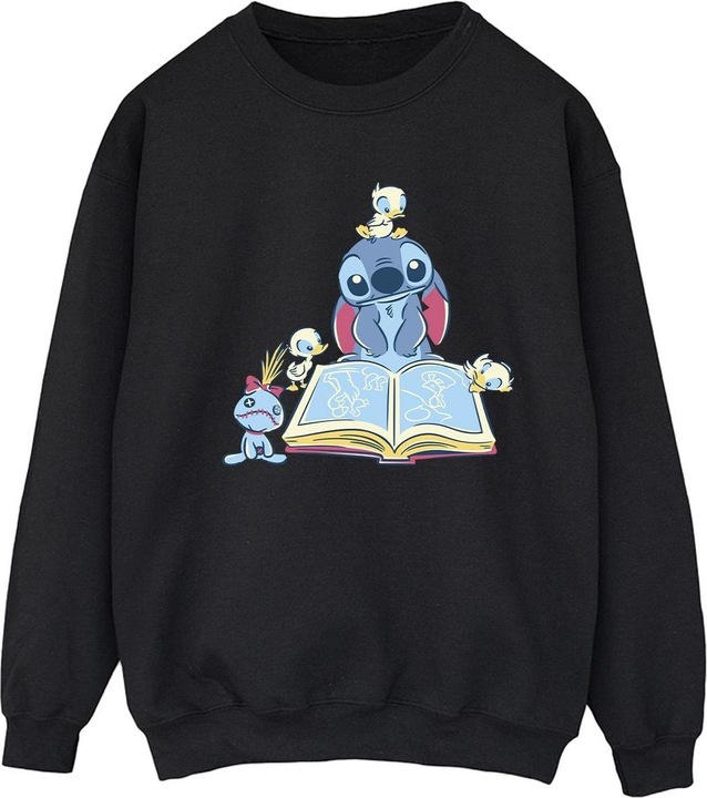 Produktbild Disney Lilo & Stitch Reading A Book Sweatshirt (XL)