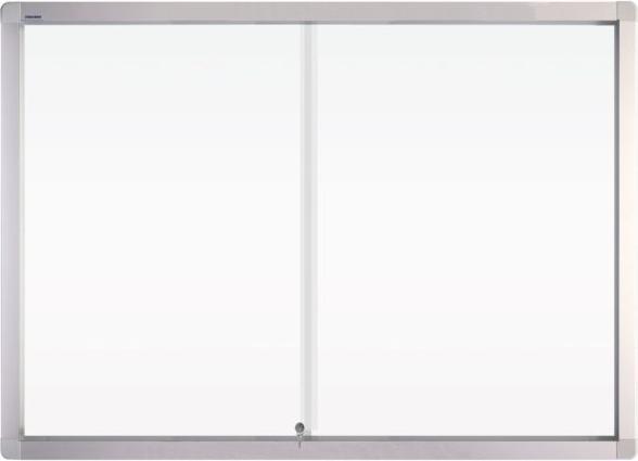 Actual product image Franken Showcase PRO SK6115 sliding door for 15x DIN A4 aluminum