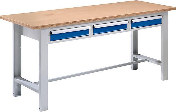 eurokraft basic Werkbank (185 cm, 70 cm)
