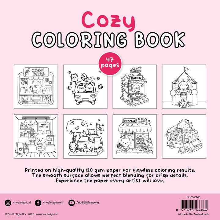 Produktbild art by marlene Cozy Malbuch, Nr. 05 - Essentials