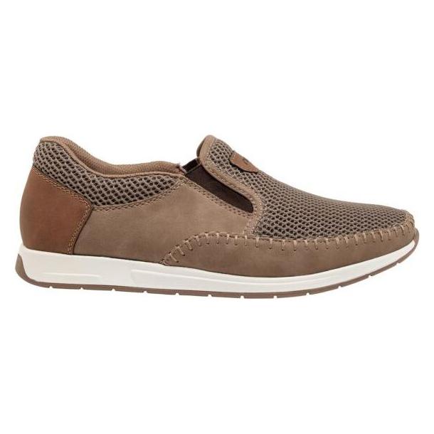 Rieker, Mannen, Lace-Ups, Herren Slipper, Beige, (43)