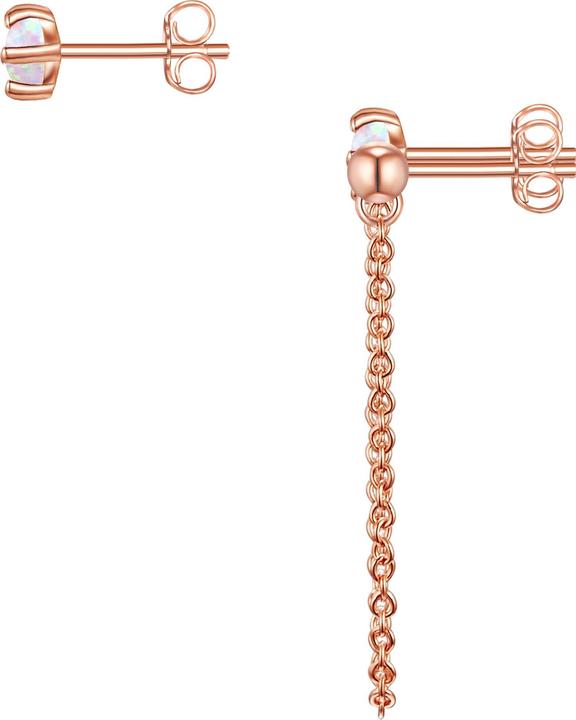 Immagine prodotto Glanzstücke München Donna Argento Opale (sintetico) oro rosa - 26625 (Argento 925)