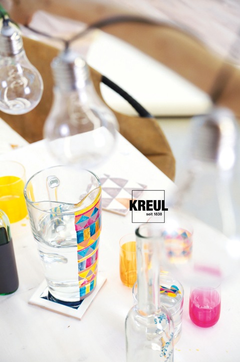 Produktbild Kreul Glass & Porcelain Clear, Porzellan- und Glasfarbe (Sonnengelb, 20 ml)