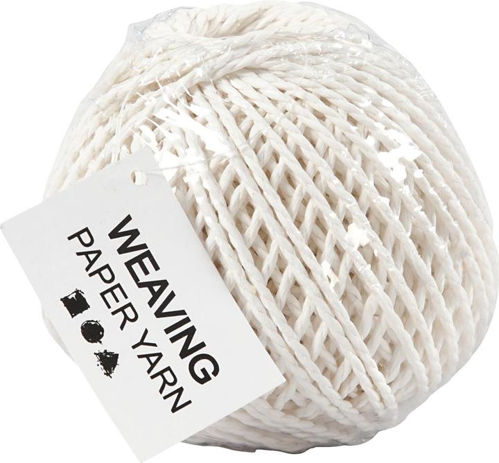 Produktbild Creativ Company Papiergarn weiss (42 m)