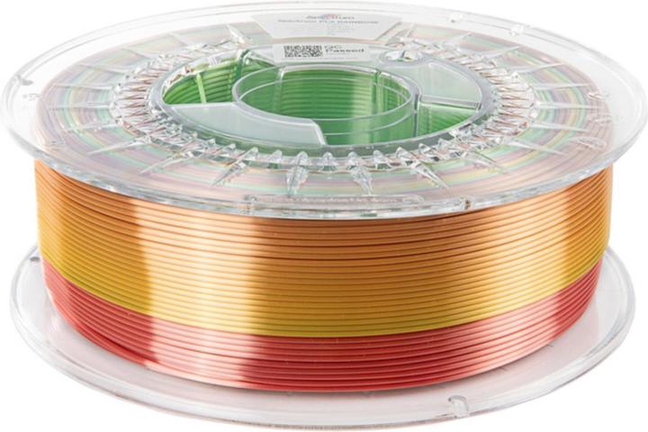 Actual product image Filament PLA Rainbow Fusion 1.75mm 1kg (PLA, 1.75 mm, 1000 g, Multicoloured)