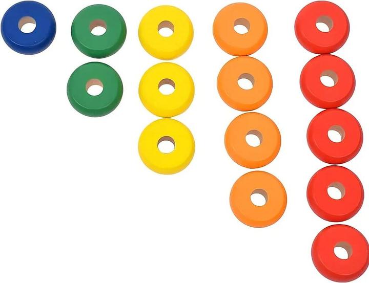 Actual product image Goki Wood bunk bed puzzle color