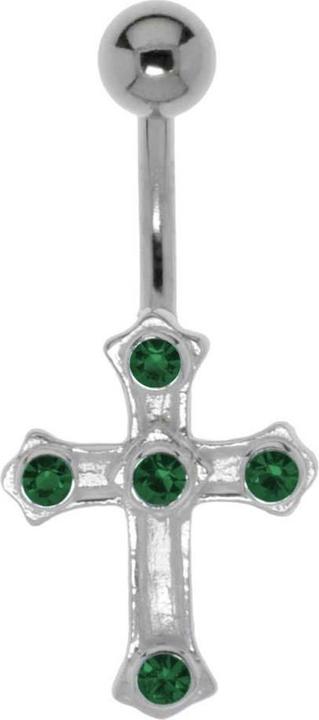 Immagine prodotto Bijouteria Piercing ventre (Argento 925, Vetro (di orologio), Acciaio chirurgico 316L)