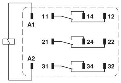 Produktbild Phoenix Contact REL-PR3 High Power Relay 24DC/3X21
