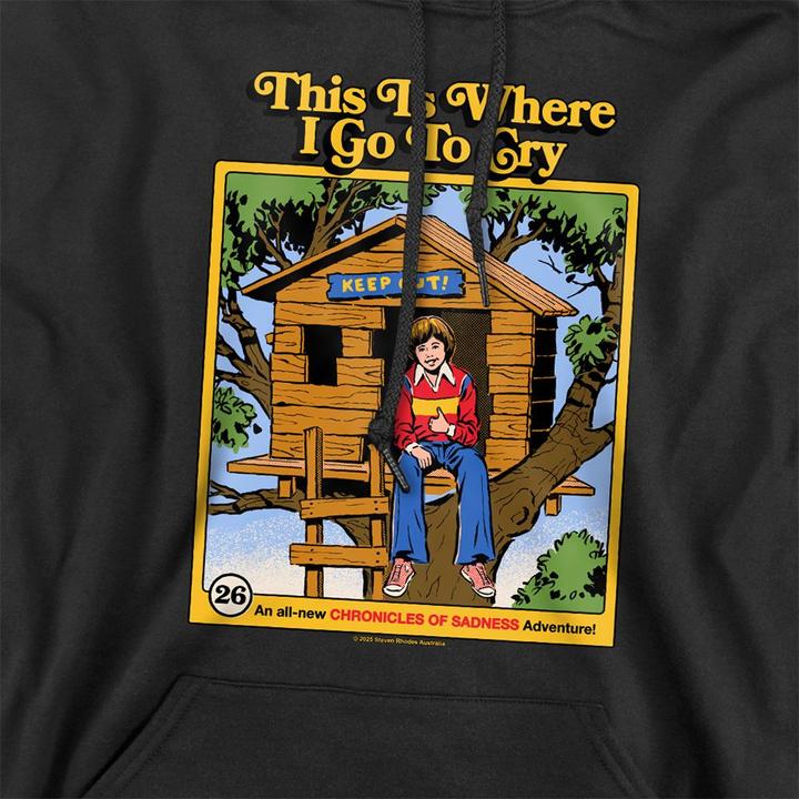 Produktbild Steven Rhodes This Is Where I Go Kapuzenpullover (M)