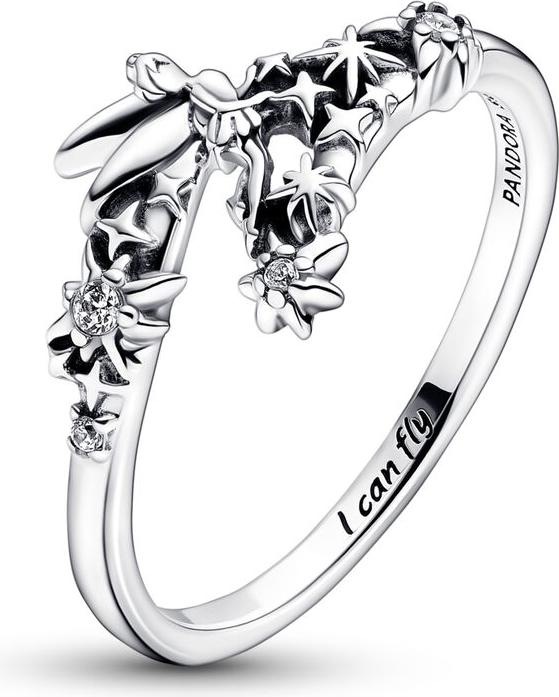 Image du produit Pandora Disney Fée Clochette Bague scintillante (52, Argent 925)