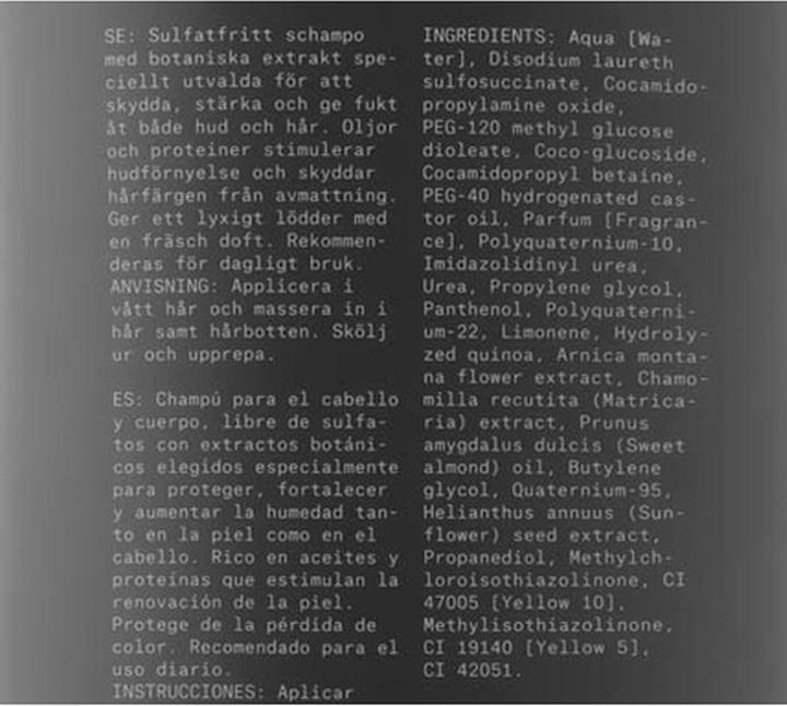 Produktbild Ref. REF Hair & Body Shampoo 1000 ml (1000 ml, Flüssiges Shampoo)