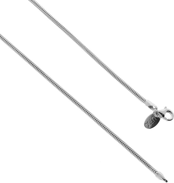 Immagine prodotto Xen Catena a serpente lunga 45 cm in argento 925 placcato in rodio (Argento 925, 45 cm)