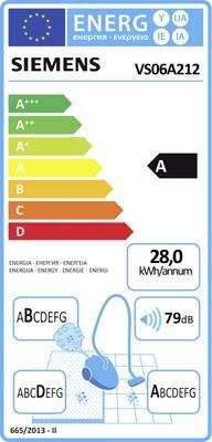 Energie-Label Siemens Vs06a212