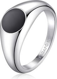 Immagine prodotto Sagapo S'Agapµ - Anello moderno in acciaio da uomo Ripple SRP36 - Circuito: 65 mm (65)