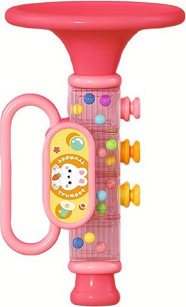 Image du produit Activity Board Petit jouet pour enfants en forme de corne de lapin, bébé soufflera dans l'harmonica de dessin animé