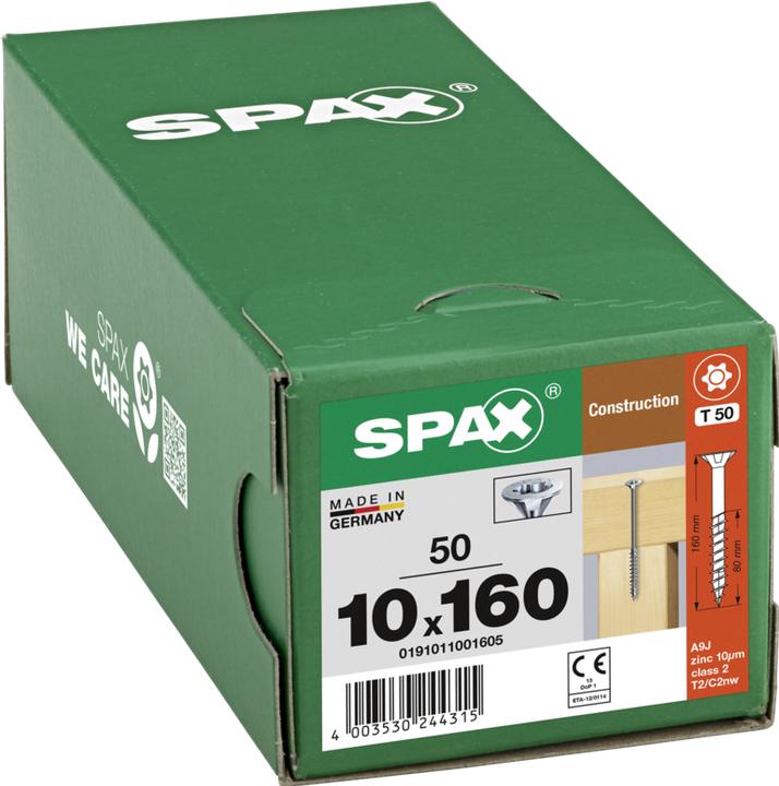 Actual product image Spax Wood construction screws (50 Screws per piece)
