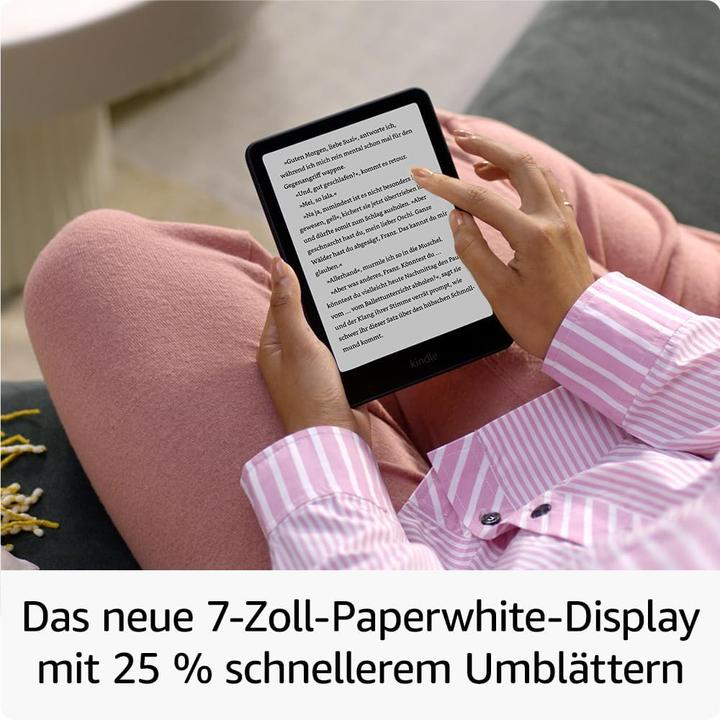 Immagine prodotto Amazon Kindle Paperwhite 2024 12th Gen Signature (7", 32 GB, Metallico)