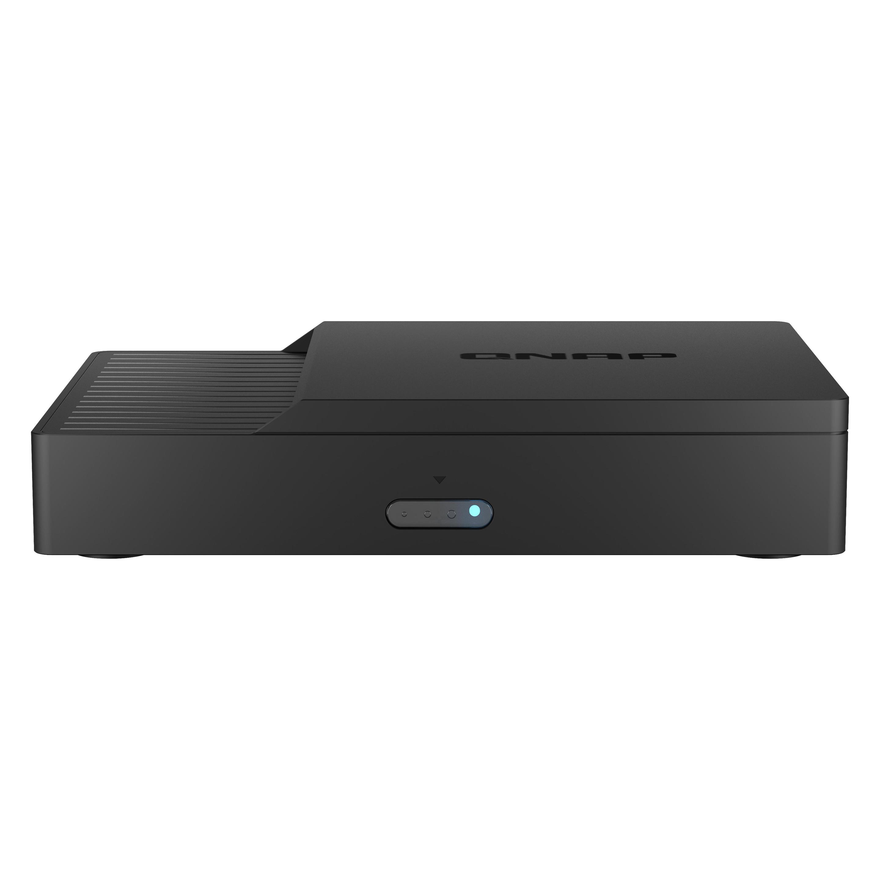 QNAP KoiBox-100W Intel Celeron TGL 6305 DDR4 1xGbE RJ45 video conferencing, NAS, Schwarz