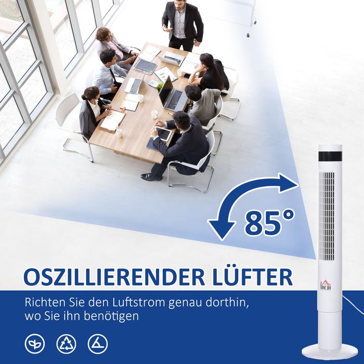 Produktbild Homcom Turmventilator mit Fernsteuerung (56 dB)