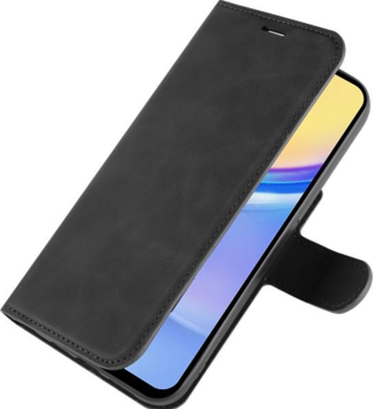 Image du produit Just in Case Housse de livre en cuir noir Samsung Galaxy A15/A15 5G (Samsung Galaxy A15, Samsung Galaxy A15 5G)