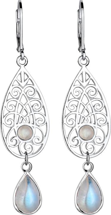 Immagine prodotto Elli Ornamento, goccia (Argento 925 placcato oro, Pietra lunare)