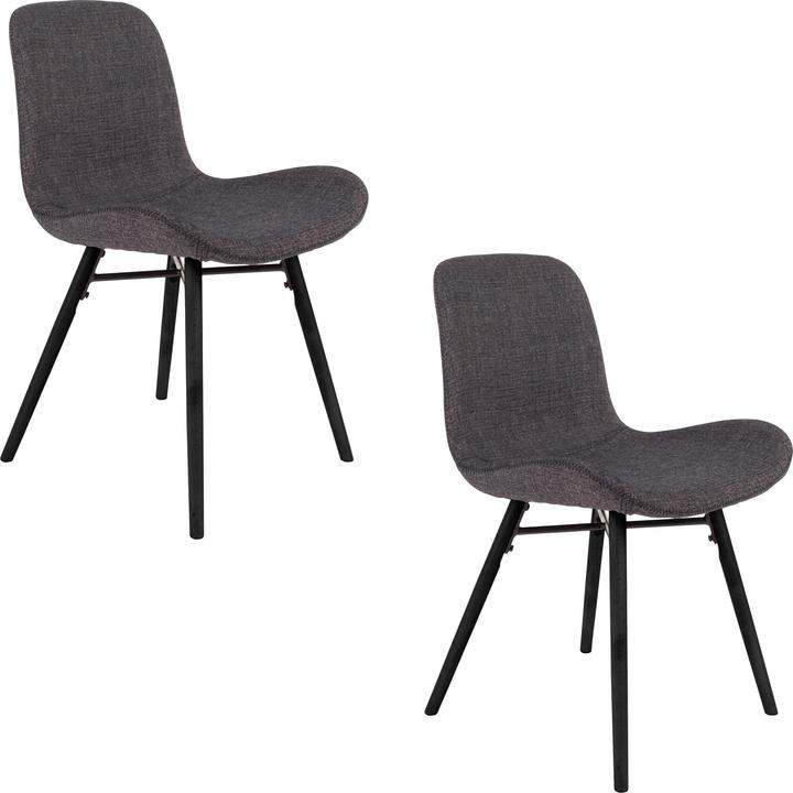White Label Living Chair Lester Anthracite
