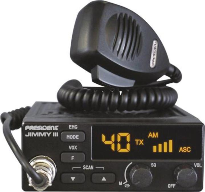 Produktbild President Jimmy III AM/FM CB radio Black (AM, FM)