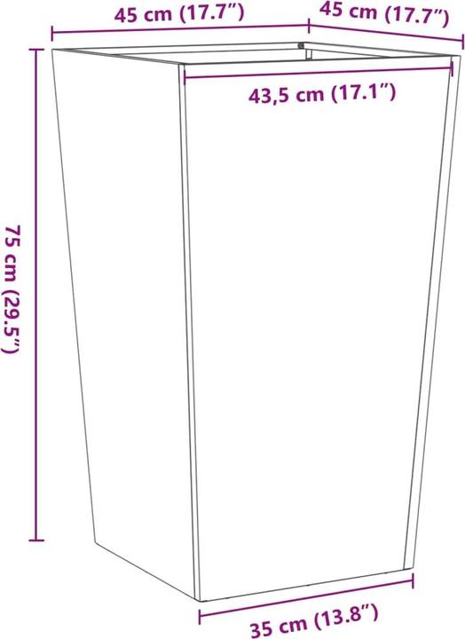 Produktbild vidaXL Pflanzkübel