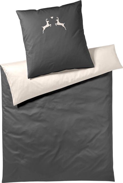 Actual product image Elegante Alpenchic Hirsche (Bedding set, 80 x 80 cm, 200 x 220 cm)