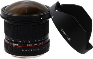 Actual product image Samyang 8mm f/3.5 Asph IF MC Fisheye CSII DH, Canon EF (Canon EF-S, APS-C / DX)