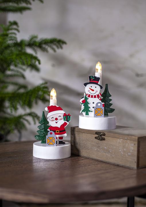 Image du produit Star Trading LED-Innendekoration "Billy", Tanne/Santa, Timer
