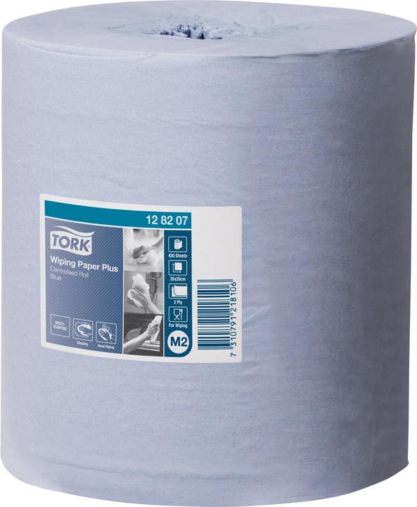 Actual product image Tork Wiping Paper Centre Roll Blue 6x157 (6x)