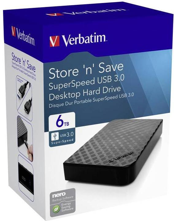 Produktbild Verbatim Store n Save (6 TB)