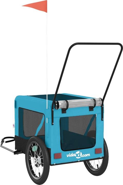 Actual product image vidaXL Fahrradanhänger Hund