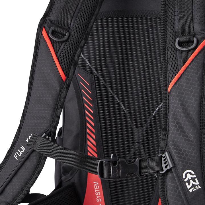Produktbild Wilsa fuji 30l zwart/oranje (30 l)
