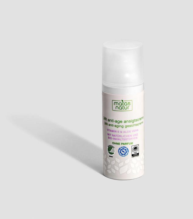 Actual product image Matas Nature 24H Anti-Age Face Cream with Organic Aloe Vera and Vitamin E (50 ml, 24h cream)