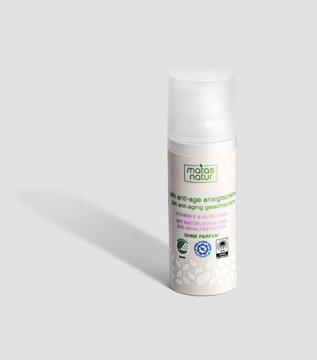 Actual product image Matas Nature 24H Anti-Age Face Cream with Organic Aloe Vera and Vitamin E (50 ml, 24h cream)