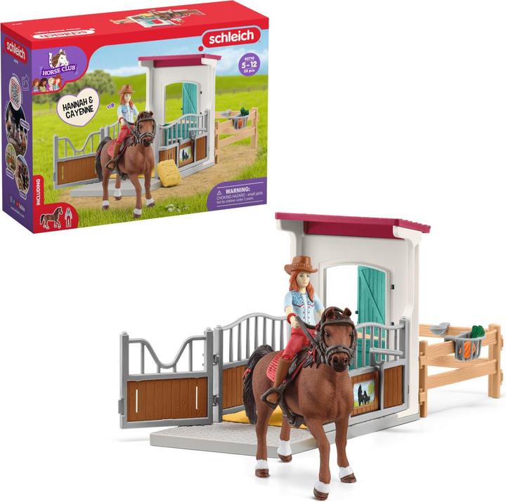 Image du produit Schleich Horse Box mit Hannah & Cayenne