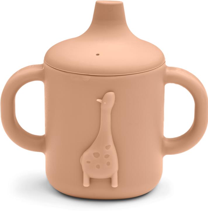 Actual product image Liewood Amelio drinking cup Giraffe Tuscany Rose
