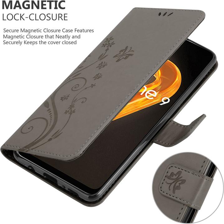 Image du produit Cadorabo Étui Flower Book pour Realme 9 4G / 9 PRO+ (Realme 9 4G, Realme 9 Pro Plus)