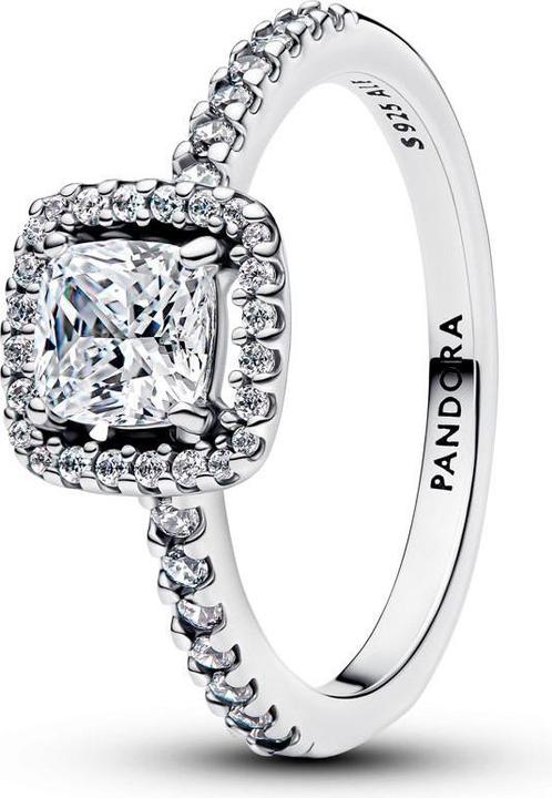Produktbild Pandora Funkelnder Quadratischer Strahlenkranz Ring (48, 925 Silber)
