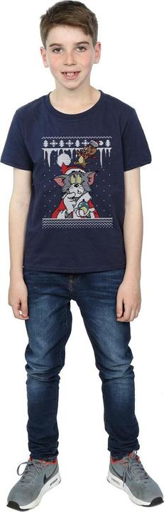 Image du produit Tom & Jerry - T-shirt CHRISTMAS FAIR ISLE - Garçon (116)