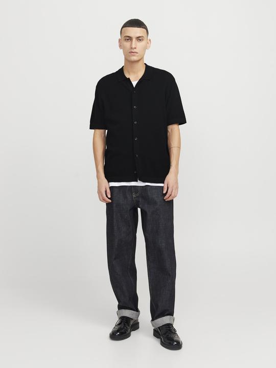 Actual product image Jack & Jones Jjeemil Knit Structure Shirt Ss Sn (XL)