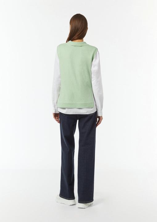 Immagine prodotto Comma Strickpullunder Strickpullunder mit seitlichem Schlitz und Logo-Detail (34)