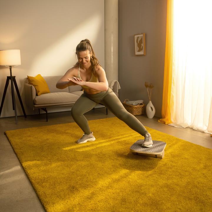 Produktbild Sportplus Balance Board aus Holz mit Rolle