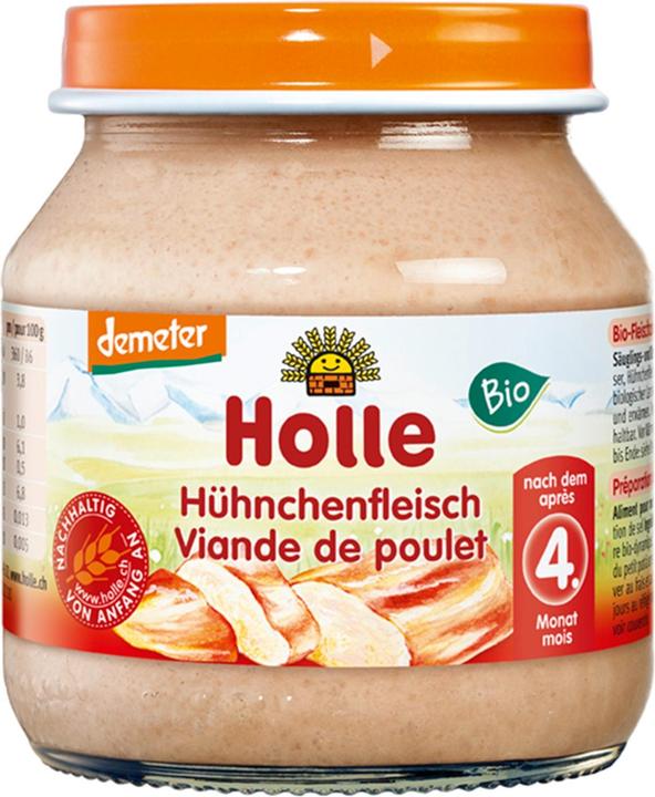 Produktbild Holle Hühnchenfleisch (125 g)