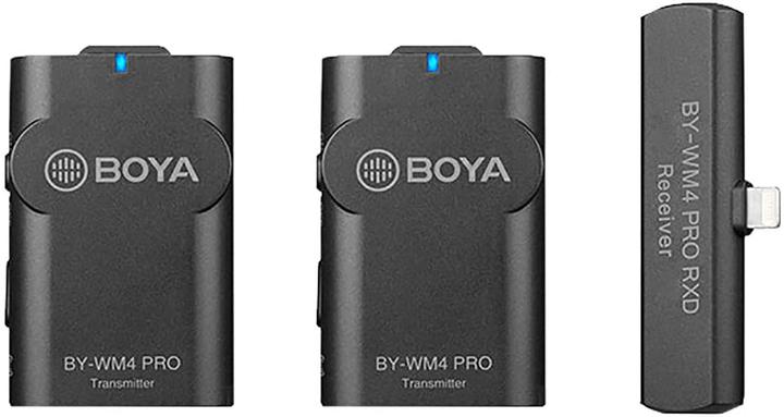 Productafbeelding Boya 2.4g draadloze microfoon voor ios toestellen -2 tx+1 rx