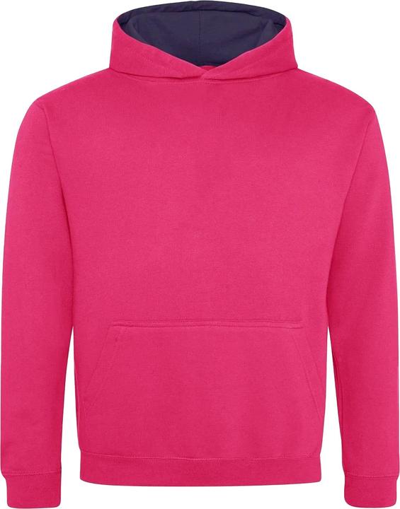 Dunkelblau, Leuchtend Pink